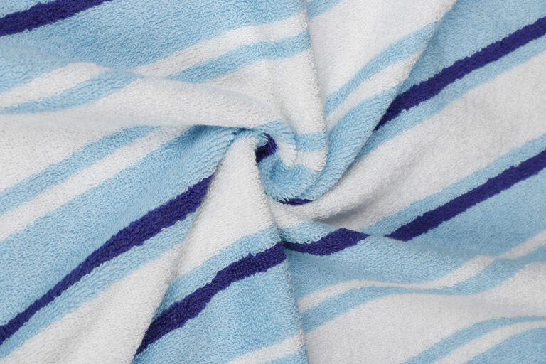Blue Diamond Cabana Stripe Towel - Image 3